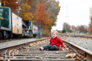 Obsessed with Trains - Family Portrait Session {Hamilton, NJ Family Portrait Photographer}