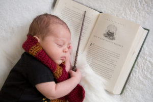 Harry Potter themed Newborn Session {Hamilton, NJ Newborn Photographer}